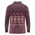 Bula Fiji Iri ni Meke Long Sleeve Polo Shirt Piqi Fijian Masi - Polynesian Pride