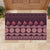Bula Fiji Iri ni Meke Rubber Doormat Piqi Fijian Masi - Polynesian Pride