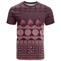 Bula Fiji Iri ni Meke T Shirt Piqi Fijian Masi - Polynesian Pride