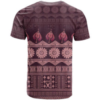 Bula Fiji Iri ni Meke T Shirt Piqi Fijian Masi - Polynesian Pride