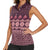 Bula Fiji Iri ni Meke Women Sleeveless Polo Shirt Piqi Fijian Masi - Polynesian Pride