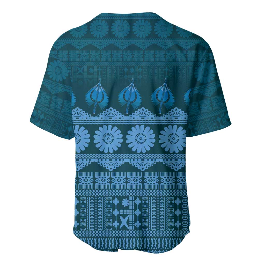 Bula Fiji Iri ni Meke Baseball Jersey Karakarawa Fijian Masi - Polynesian Pride