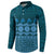 Bula Fiji Iri ni Meke Button Sweatshirt Karakarawa Fijian Masi - Polynesian Pride