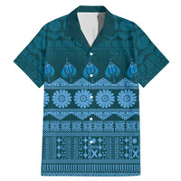 Bula Fiji Iri ni Meke Family Matching Mermaid Dress and Hawaiian Shirt Karakarawa Fijian Masi - Polynesian Pride