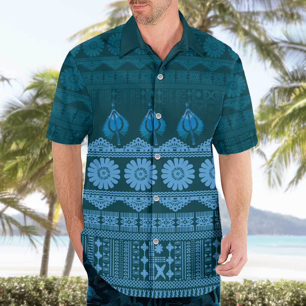 Bula Fiji Iri ni Meke Hawaiian Shirt Karakarawa Fijian Masi - Polynesian Pride