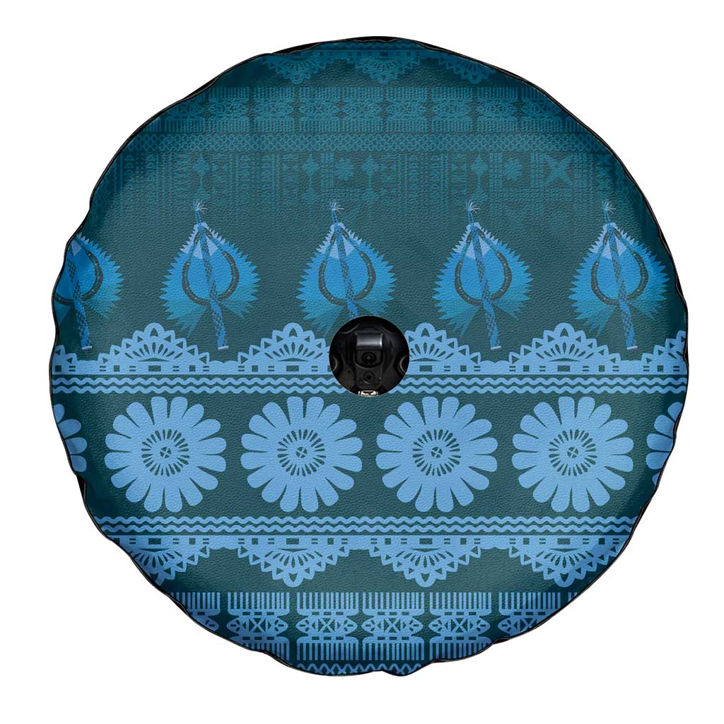 Bula Fiji Iri ni Meke Spare Tire Cover Karakarawa Fijian Masi - Polynesian Pride