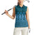 Bula Fiji Iri ni Meke Women Sleeveless Polo Shirt Karakarawa Fijian Masi - Polynesian Pride
