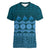 Bula Fiji Iri ni Meke Women V-Neck T-Shirt Karakarawa Fijian Masi - Polynesian Pride