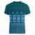 Bula Fiji Iri ni Meke Women V-Neck T-Shirt Karakarawa Fijian Masi - Polynesian Pride