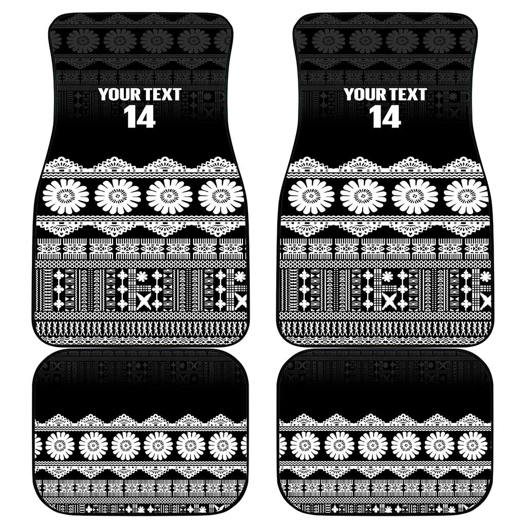 Fiji Tapa Rugby Custom Car Mats Go Fijiana - Polynesian Pride