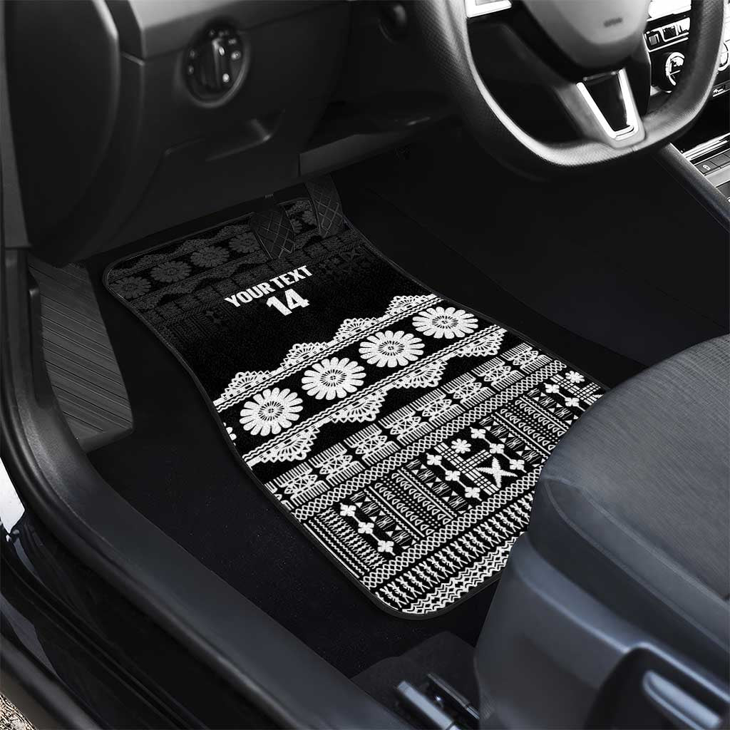 Fiji Tapa Rugby Custom Car Mats Go Fijiana - Polynesian Pride