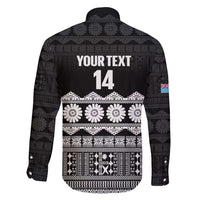 Fiji Tapa Rugby Custom Family Matching Puletasi and Hawaiian Shirt Go Fijiana - Polynesian Pride