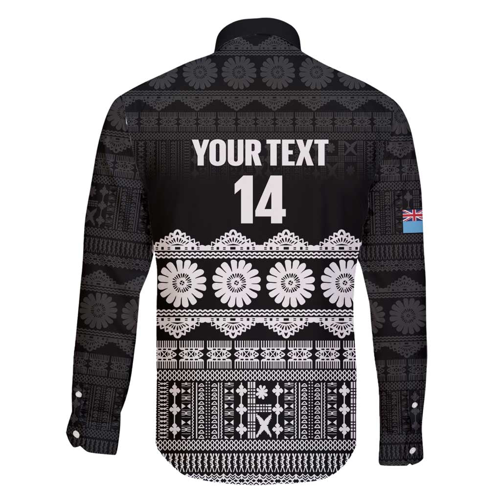 Fiji Tapa Rugby Custom Family Matching Summer Maxi Dress and Hawaiian Shirt Go Fijiana - Polynesian Pride