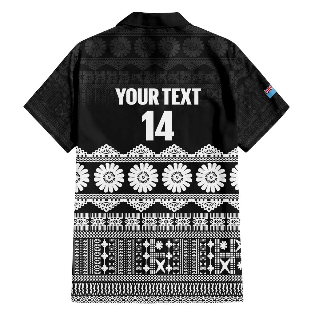 Fiji Tapa Rugby Custom Family Matching Tank Maxi Dress and Hawaiian Shirt Go Fijiana - Polynesian Pride