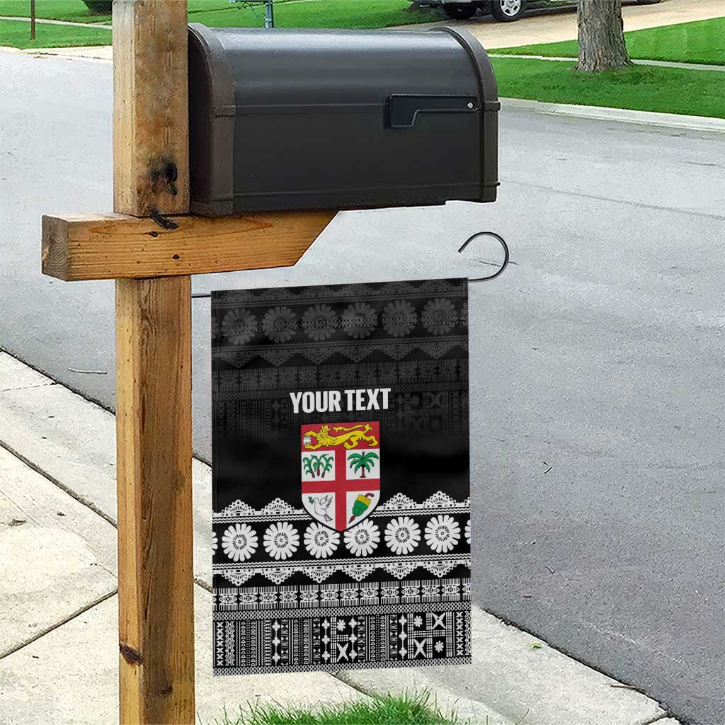 Fiji Tapa Rugby Custom Garden Flag Go Fijiana - Polynesian Pride