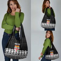 Fiji Tapa Rugby Custom Grocery Bag Go Fijiana - Polynesian Pride