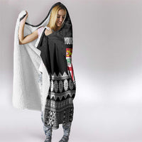 Fiji Tapa Rugby Custom Hooded Blanket Go Fijiana - Polynesian Pride