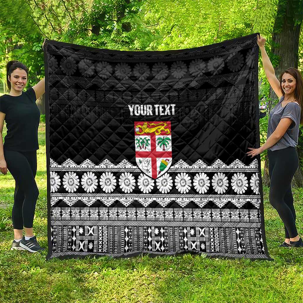 Fiji Tapa Rugby Custom Quilt Go Fijiana - Polynesian Pride
