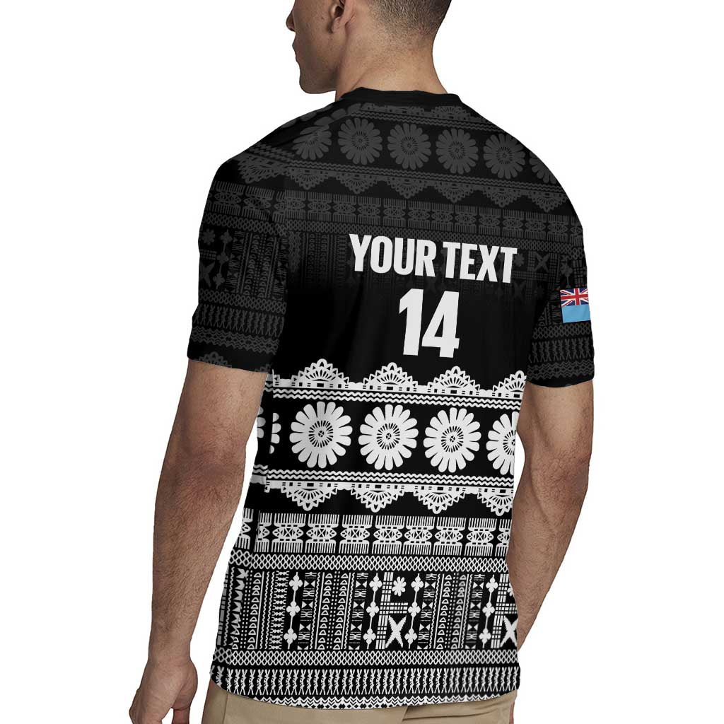 Fiji Tapa Rugby Custom Rugby Jersey Go Fijiana - Polynesian Pride