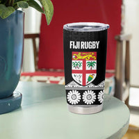 Fiji Tapa Rugby Custom Tumbler Cup Go Fijiana - Polynesian Pride