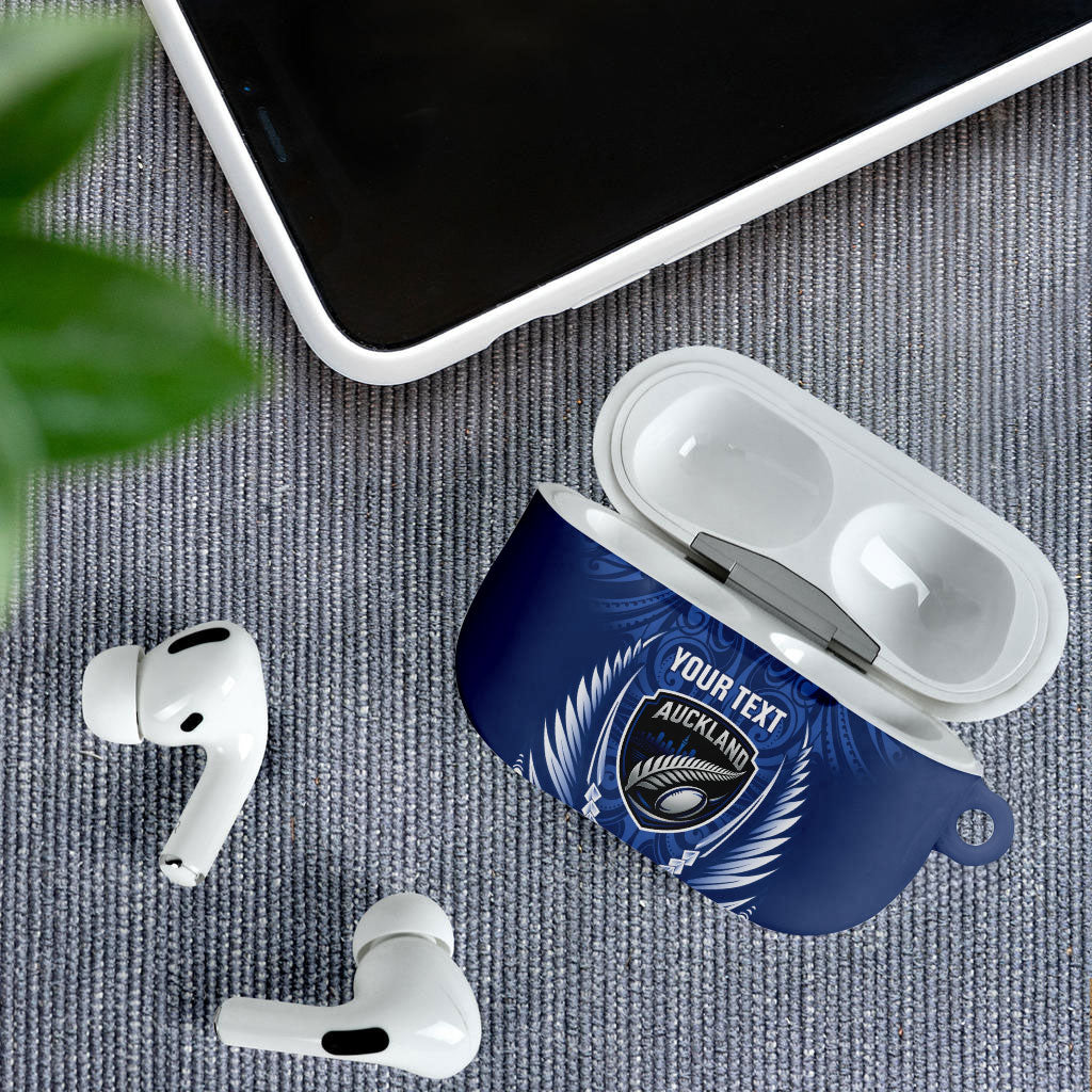 Auckland 2026 Rugby Custom AirPods Case NZ Maori Silver Fern LT14 - Polynesian Pride