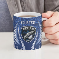 Auckland 2026 Rugby Custom Ceramic Mug NZ Maori Silver Fern