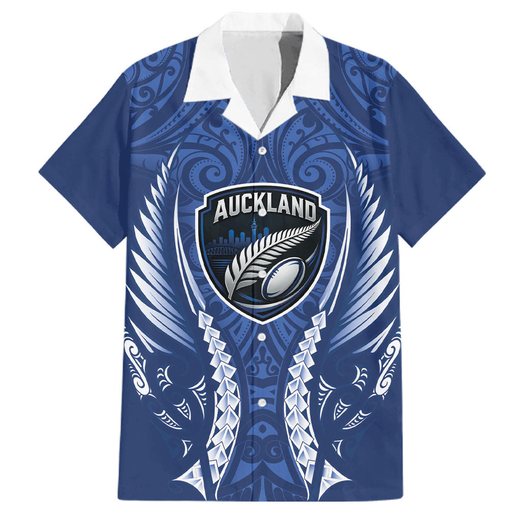 Auckland 2026 Rugby Custom Family Matching Tank Maxi Dress and Hawaiian Shirt NZ Maori Silver Fern