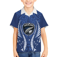 Auckland 2026 Rugby Custom Hawaiian Shirt NZ Maori Silver Fern LT14 - Polynesian Pride
