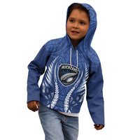 Auckland 2026 Rugby Custom Kid Hoodie NZ Maori Silver Fern LT14 - Polynesian Pride
