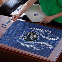 Auckland 2026 Rugby Custom Puzzle NZ Maori Silver Fern