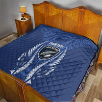 Auckland 2026 Rugby Custom Quilt NZ Maori Silver Fern LT14 - Polynesian Pride