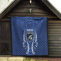 Auckland 2026 Rugby Custom Quilt NZ Maori Silver Fern LT14 - Polynesian Pride