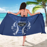 Auckland 2026 Rugby Custom Sarong NZ Maori Silver Fern