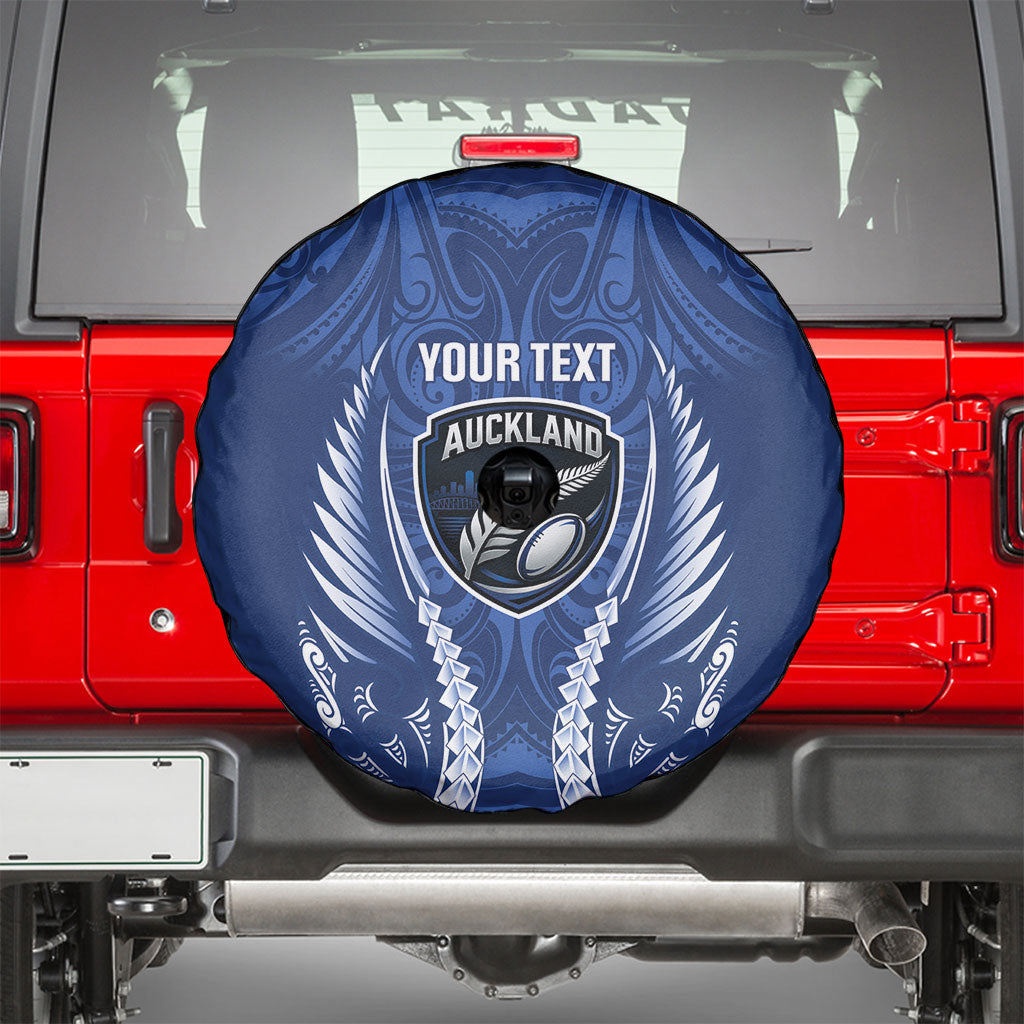 Auckland 2026 Rugby Custom Spare Tire Cover NZ Maori Silver Fern
