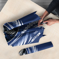 Auckland 2026 Rugby Custom Umbrella NZ Maori Silver Fern LT14 - Polynesian Pride