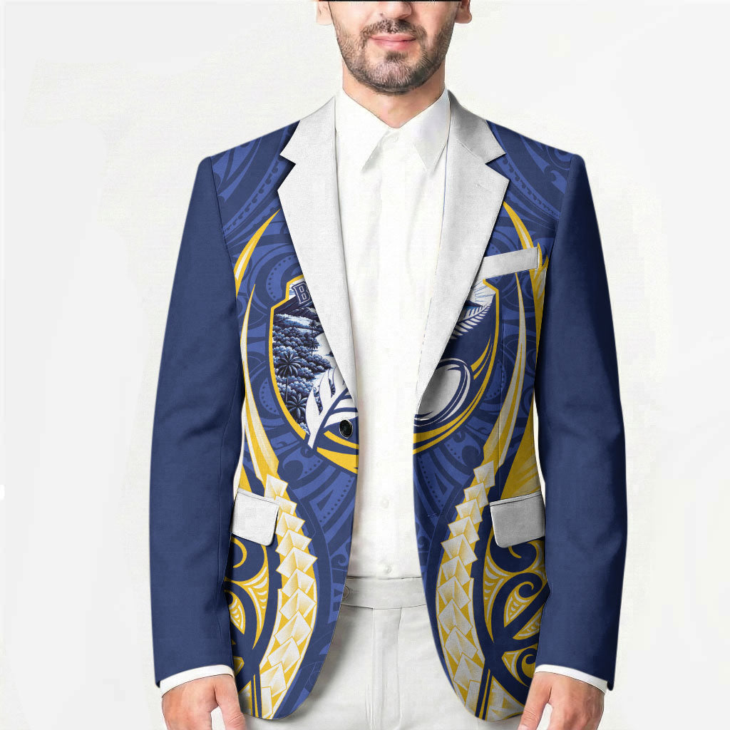 Bay of Plenty 2026 Rugby Custom Blazer NZ Maori Silver Fern LT14 - Polynesian Pride
