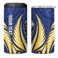 Bay of Plenty 2026 Rugby Custom 4 in 1 Can Cooler Tumbler NZ Maori Silver Fern