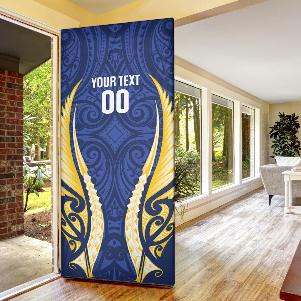 Bay of Plenty 2026 Rugby Custom Door Cover NZ Maori Silver Fern