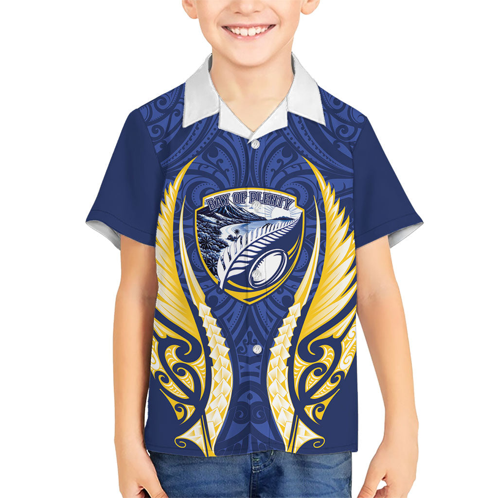 Bay of Plenty 2026 Rugby Custom Family Matching Off Shoulder Short Dress and Hawaiian Shirt NZ Maori Silver Fern