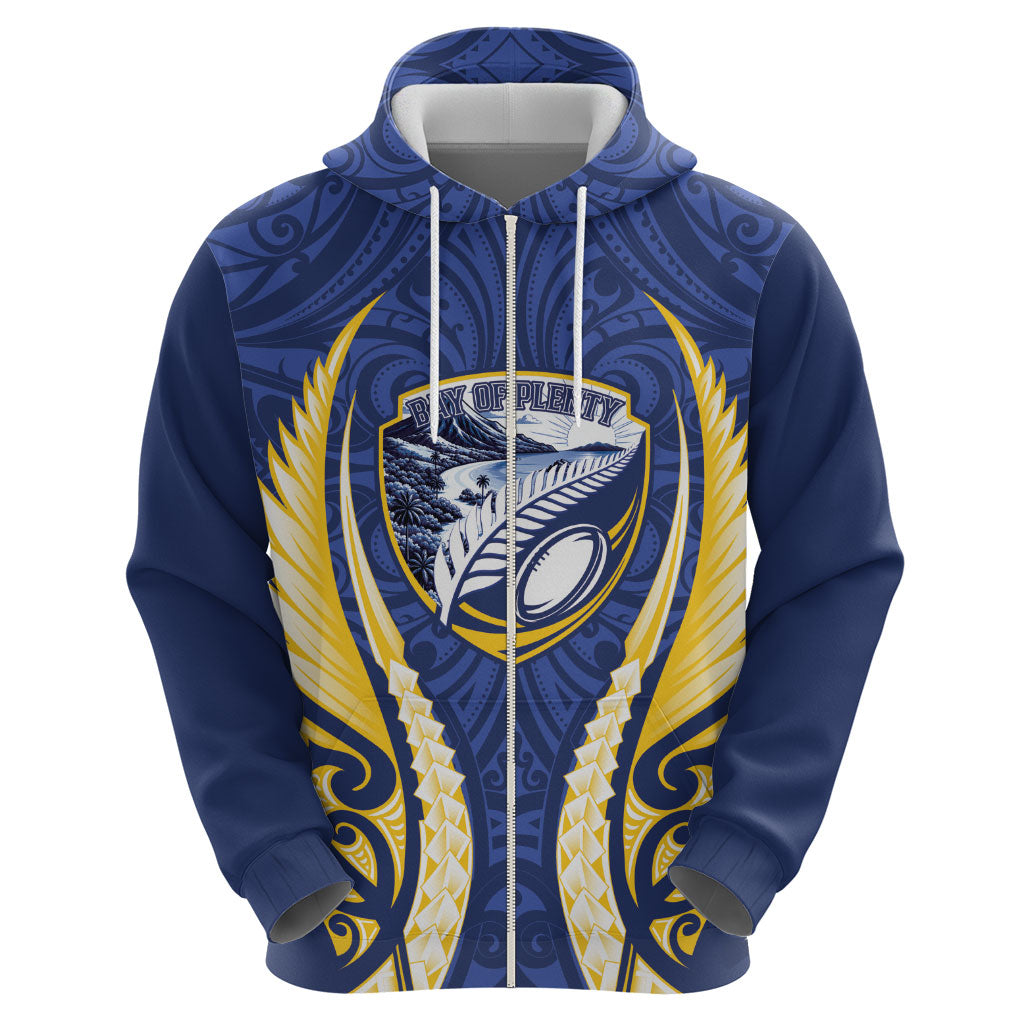 Bay of Plenty 2026 Rugby Custom Hoodie NZ Maori Silver Fern