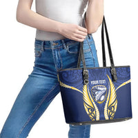 Bay of Plenty 2026 Rugby Custom Leather Tote Bag NZ Maori Silver Fern