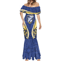 Bay of Plenty 2026 Rugby Custom Mermaid Dress NZ Maori Silver Fern