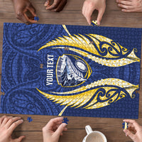 Bay of Plenty 2026 Rugby Custom Puzzle NZ Maori Silver Fern LT14 - Polynesian Pride