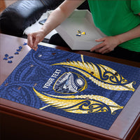 Bay of Plenty 2026 Rugby Custom Puzzle NZ Maori Silver Fern LT14 - Polynesian Pride