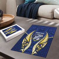 Bay of Plenty 2026 Rugby Custom Puzzle NZ Maori Silver Fern LT14 - Polynesian Pride
