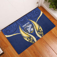 Bay of Plenty 2026 Rugby Custom Rubber Doormat NZ Maori Silver Fern LT14 - Polynesian Pride