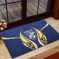 Bay of Plenty 2026 Rugby Custom Rubber Doormat NZ Maori Silver Fern LT14 - Polynesian Pride