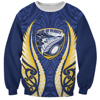 Bay of Plenty 2026 Rugby Custom Sweatshirt NZ Maori Silver Fern LT14 Unisex Blue - Polynesian Pride
