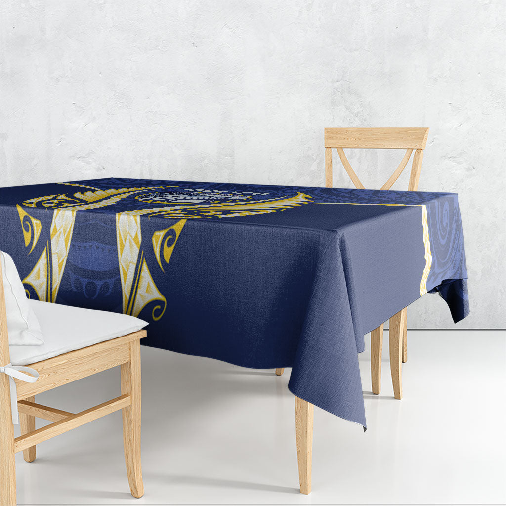 Bay of Plenty 2026 Rugby Custom Tablecloth NZ Maori Silver Fern