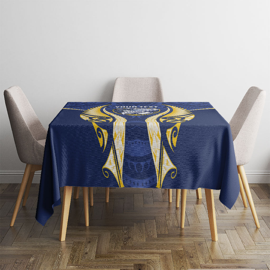 Bay of Plenty 2026 Rugby Custom Tablecloth NZ Maori Silver Fern